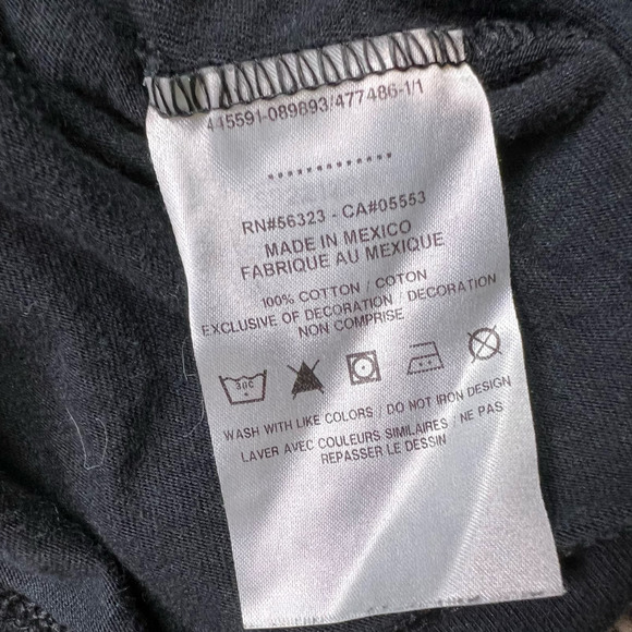 Nike Men's Size Large Doodleglyph T-Shirt Crew Black Short Sleeve 100% Cotton - Picture 8 of 9